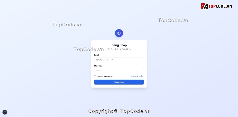 Source code quản lý thiết bị,quản lý thiết bị y tế,nextjs nestjs,source code quản lý,phần mềm bệnh viện,hospital management