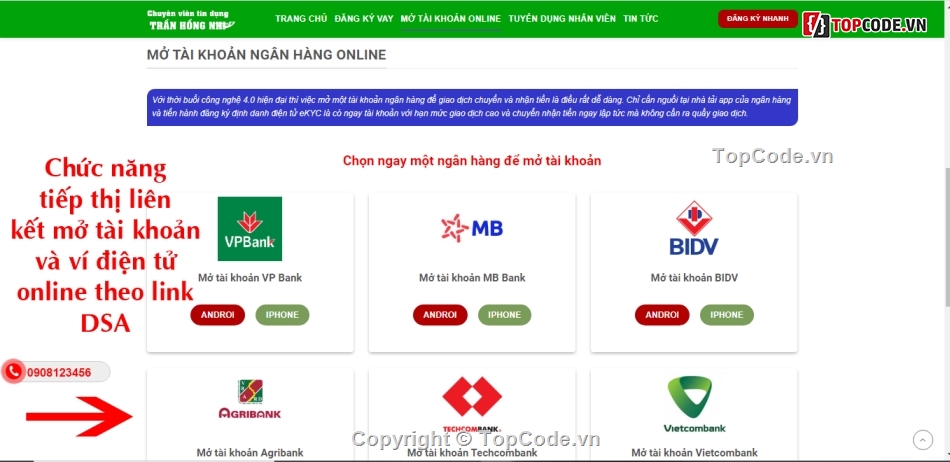 Code web vay tiền,code dịch vụ vay tiền,code web affiliate,Share code mẫu web vay tiền