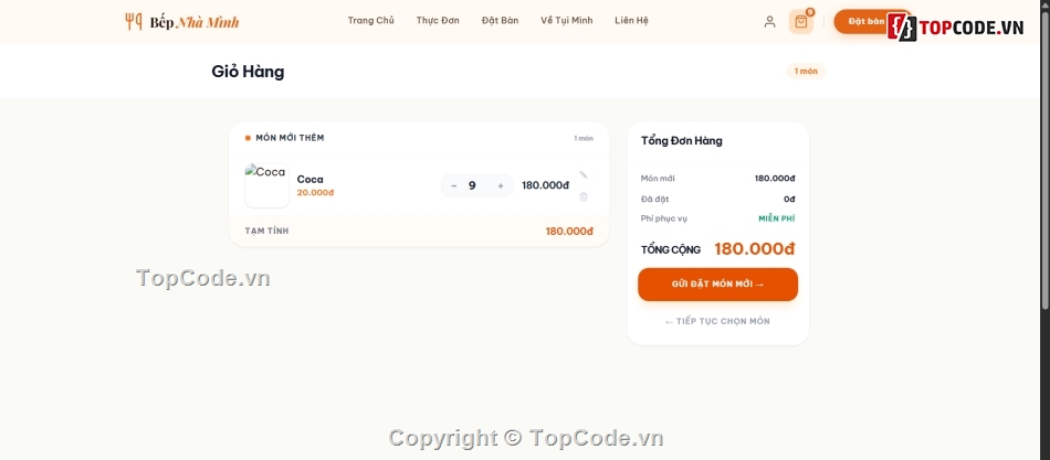Code Menu Điện Tử,Source Code Menu Điện Tử,Menu Điện Tử Cho Nhà Hàng