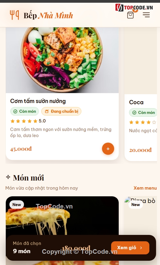 Code Menu Điện Tử,Source Code Menu Điện Tử,Menu Điện Tử Cho Nhà Hàng