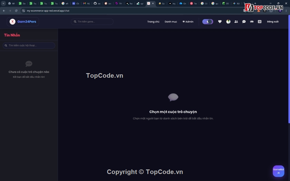 website thương mại điện tử,code website bán hàng,đồ án tốt nghiệp mern stack,source code bán game,thanh toán stripe,chat realtime socketio