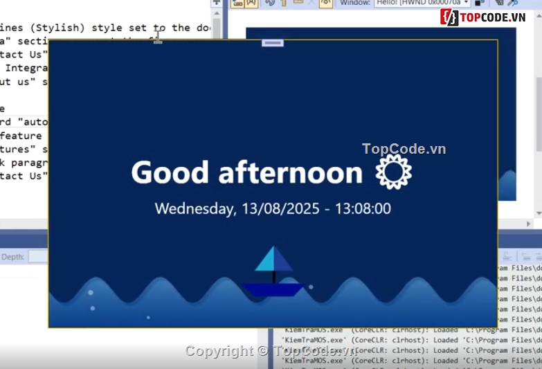 C#,giao diện phần mềm,MOS,Thi MOS,IIG,phần mềm thi MOS