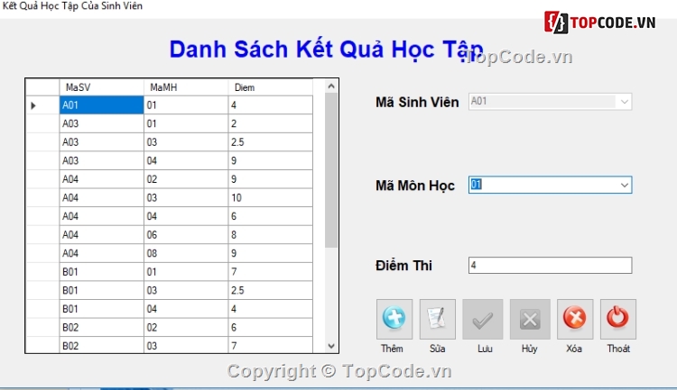 code quản lý sinh viên C#,code quản lý học sinh sinh viên C#,quản lý điểm,Quản lý điểm C#