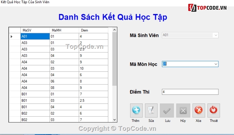 code quản lý học sinh sinh viên C#,C# quản lý điểm,Quản lý điểm sinh viên,quản lý điểm sinh viên,code quản lý sinh viên C#