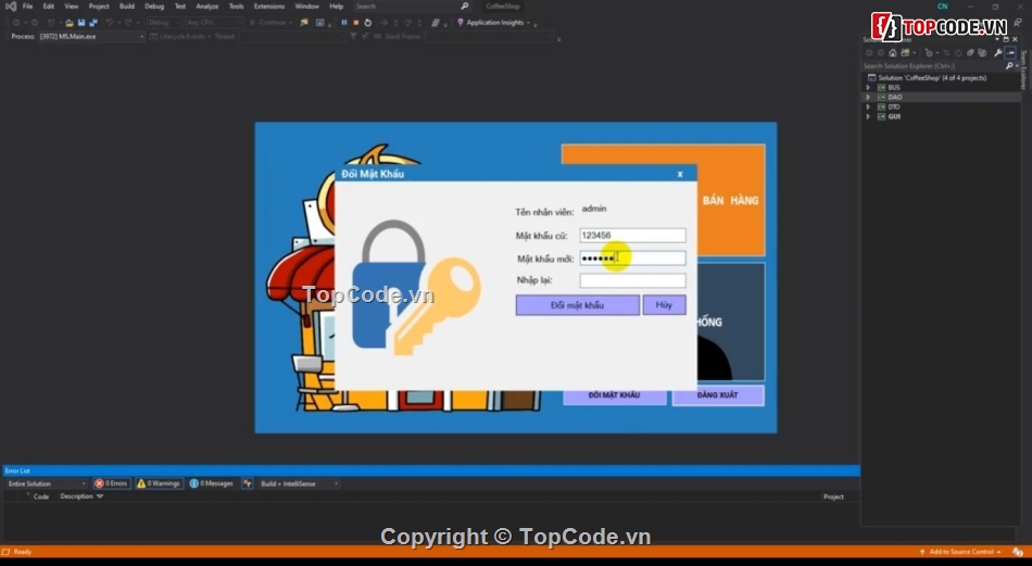 Code phần mềm quản lý,phần mềm quán cà phê,c# quản lý quán trà sữa,quản lý cà phê