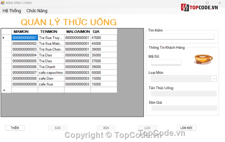 quản lý cafe C#,Code quản lý C#,Full code quản lý quán cafe C#,Code quản lý quán cafe C#,quản lý quán cafe c#,quản lý quán cafe C#