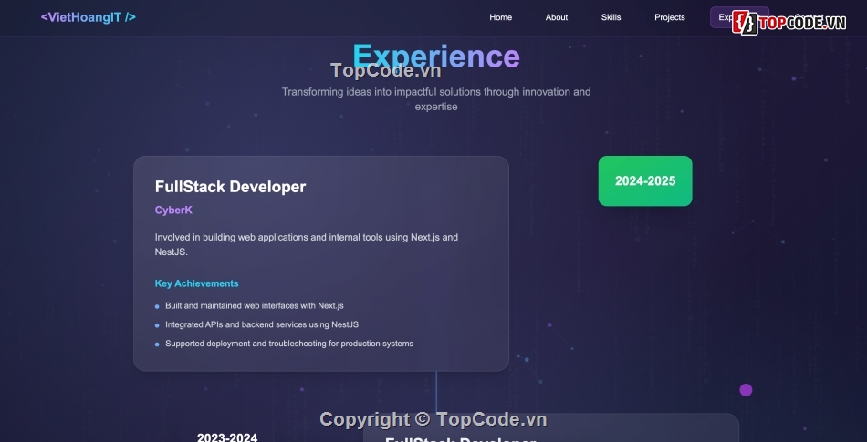 Next.js Portfolio,Website,Portfolio,Animation,Source Code