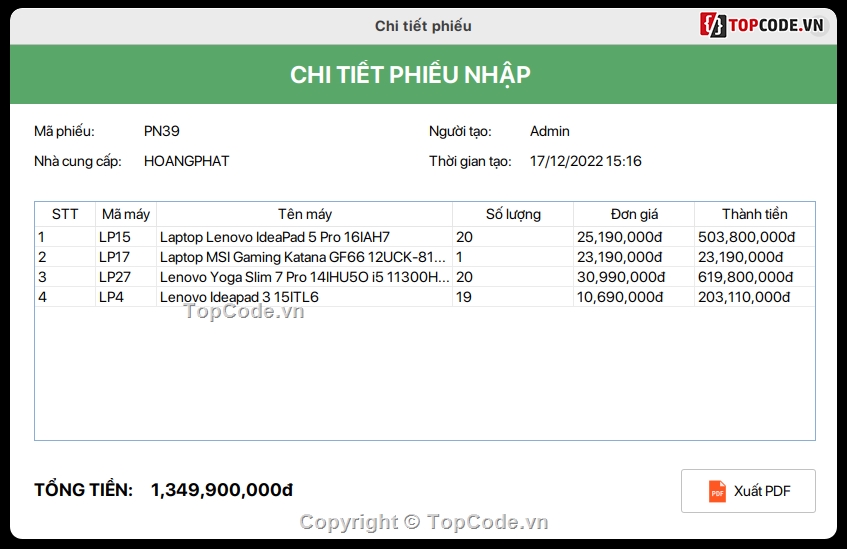 code quản lý kho hàng,quản lý máy tính,code Java,Java Swing,java mvc,quản lý kho hàng