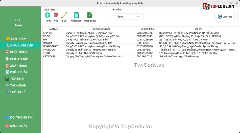 code quản lý kho hàng,quản lý máy tính,code Java,Java Swing,java mvc,quản lý kho hàng