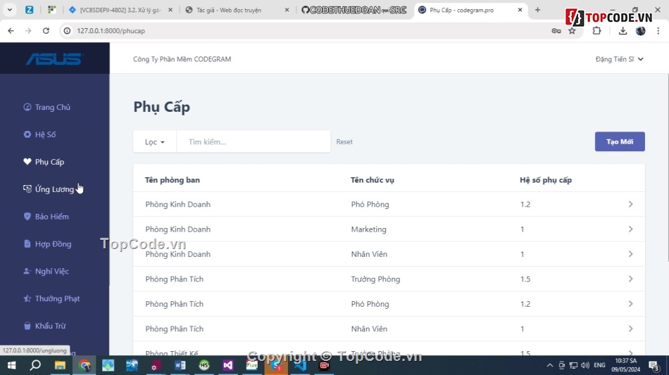 code quản lý nhân sự,Đồ án quản lý nhân sự,đồ án quản lý nhân sự mvc,website quản lý nhân sự