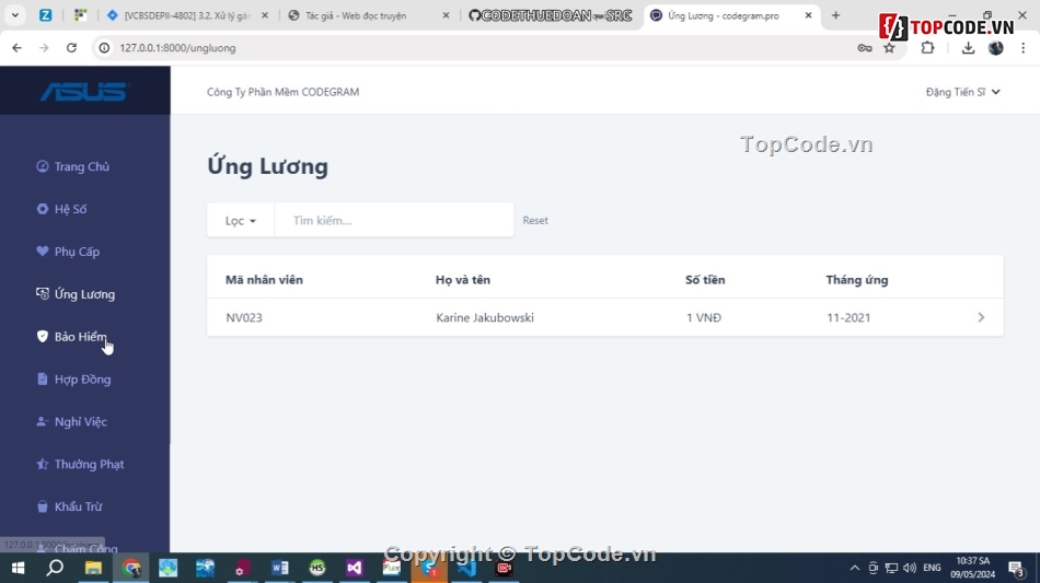code quản lý nhân sự,Đồ án quản lý nhân sự,đồ án quản lý nhân sự mvc,website quản lý nhân sự