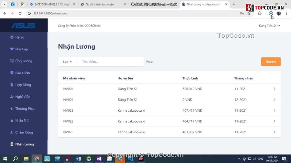 code quản lý nhân sự,Đồ án quản lý nhân sự,đồ án quản lý nhân sự mvc,website quản lý nhân sự