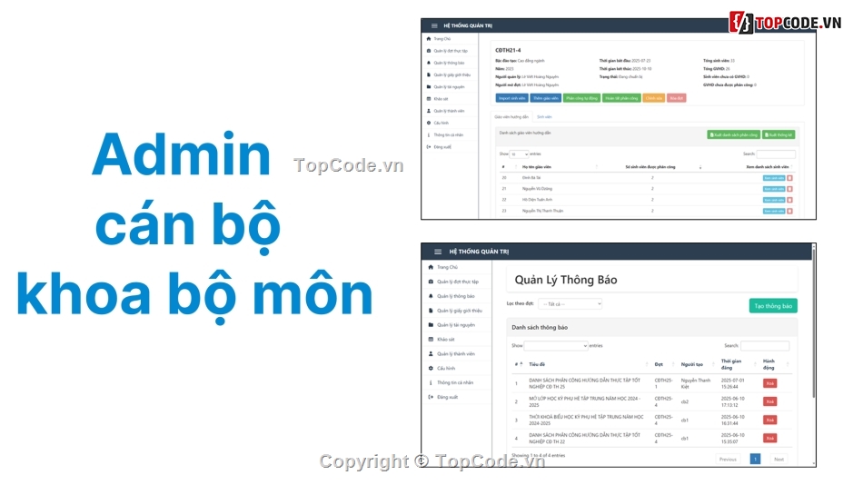 code quản lý sinh viên,quản lý sinh viên,quản lý thực tập,phần mền quản lý sinh viên,website quản lý sinh viên,website php