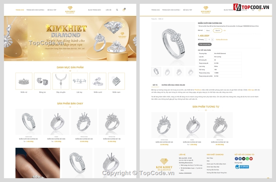 Theme WordPress bán trang sức,website trang sức,theme wordpress trang sức,web trang sức,web bán trang sức,source code trang sức