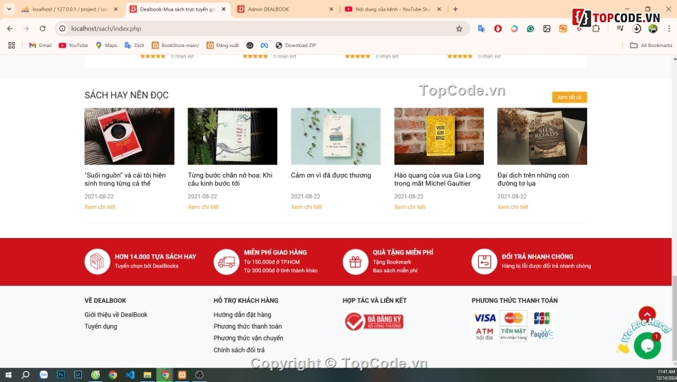 web bán sách,code web bán sách,code bán sách,code đồ án web bán sách,sách
