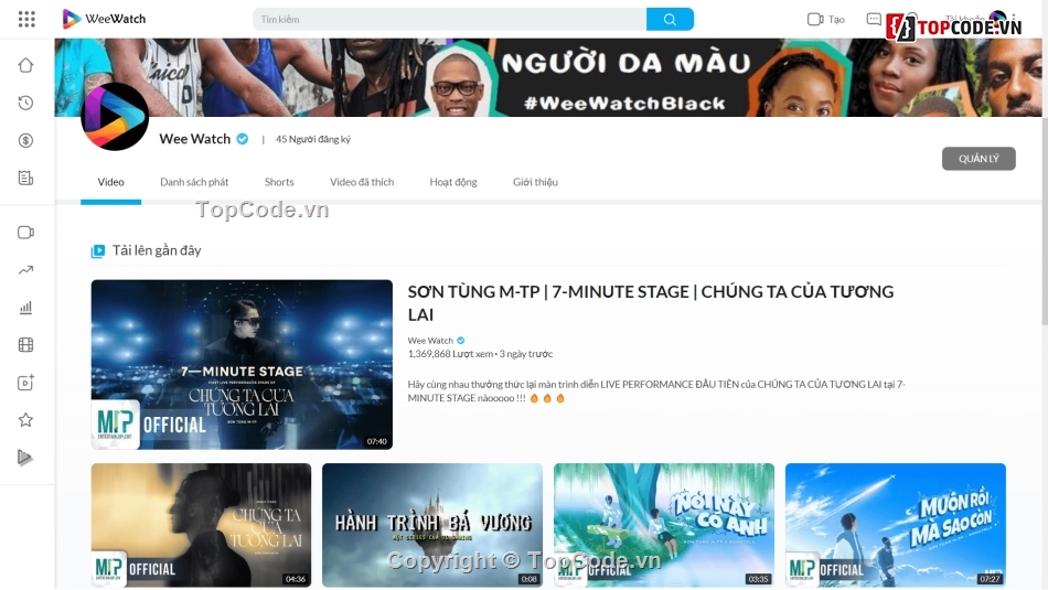 PlayTube,WeeWatch,website chia sẻ video,mạng chia sẻ video,chia sẻ code web chia sẻ video,code chia sẻ video