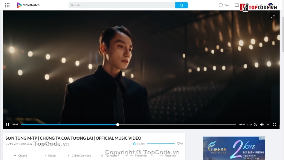 PlayTube,WeeWatch,website chia sẻ video,mạng chia sẻ video,chia sẻ code web chia sẻ video,code chia sẻ video