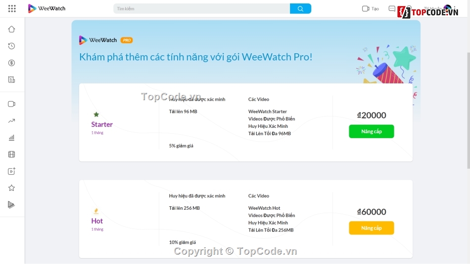 PlayTube,WeeWatch,website chia sẻ video,mạng chia sẻ video,chia sẻ code web chia sẻ video,code chia sẻ video