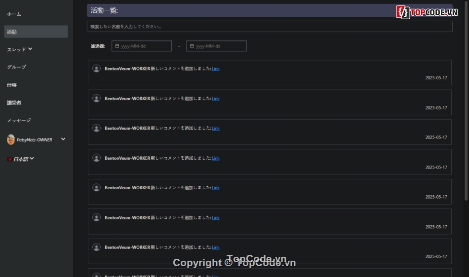 code web,web quản lý,Code web quản lý,web quản lý dự án