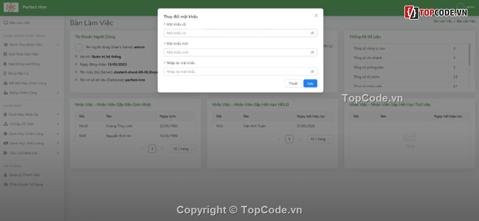 Quản lý nhân sự,đồ án quản lý nhân sự,source code web bao cao,code de hieu va de hiểu nhất