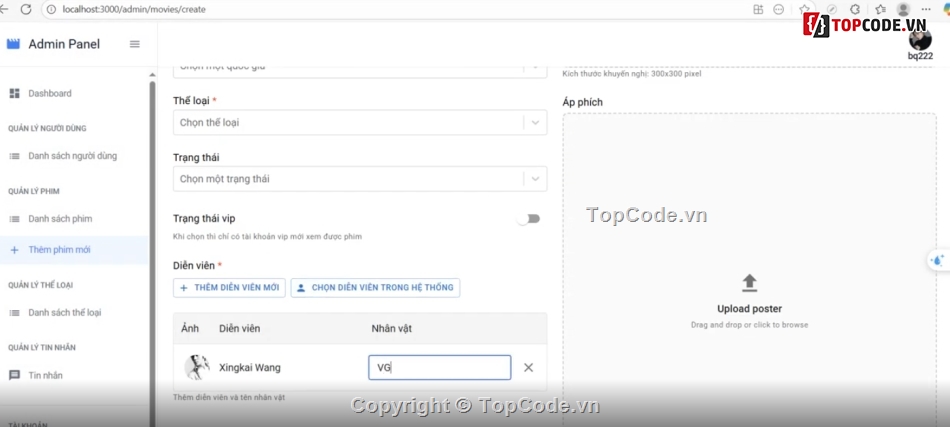 web phim,code web phim,code web,chat,báo cáo