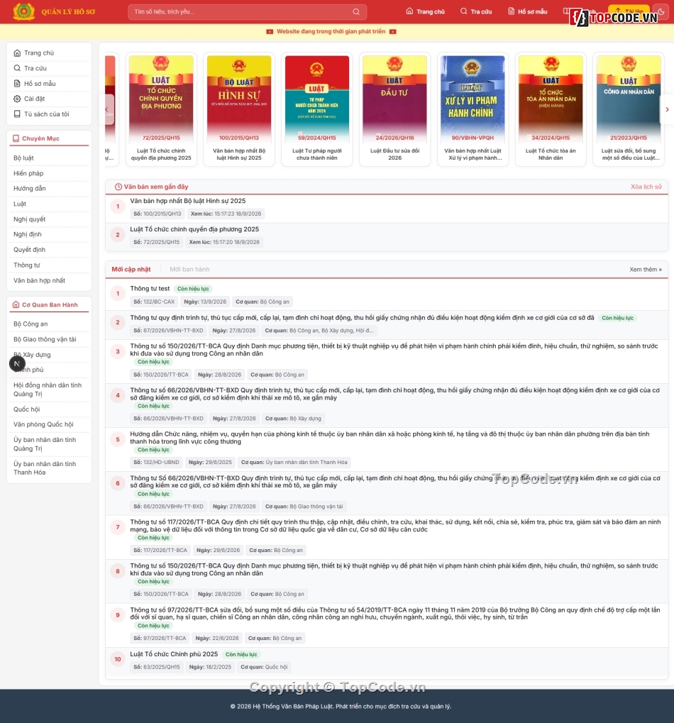 code web,quản lý  hồ sơ,quản lý văn bản,quản lý hồ sơ nghiệp vụ,văn bản,hồ sơ