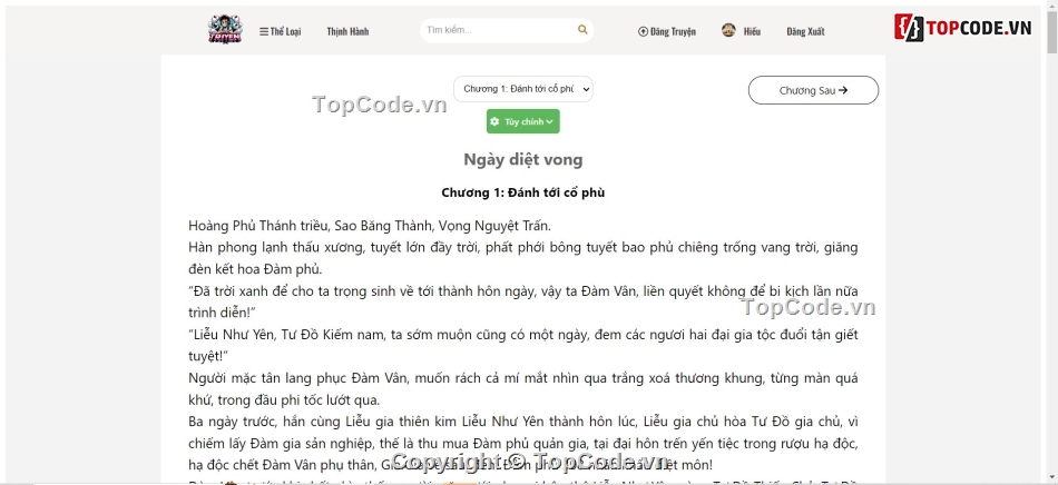 web truyện,source web php,web truyện php thuần,web truyện chữ,truyện chữ php