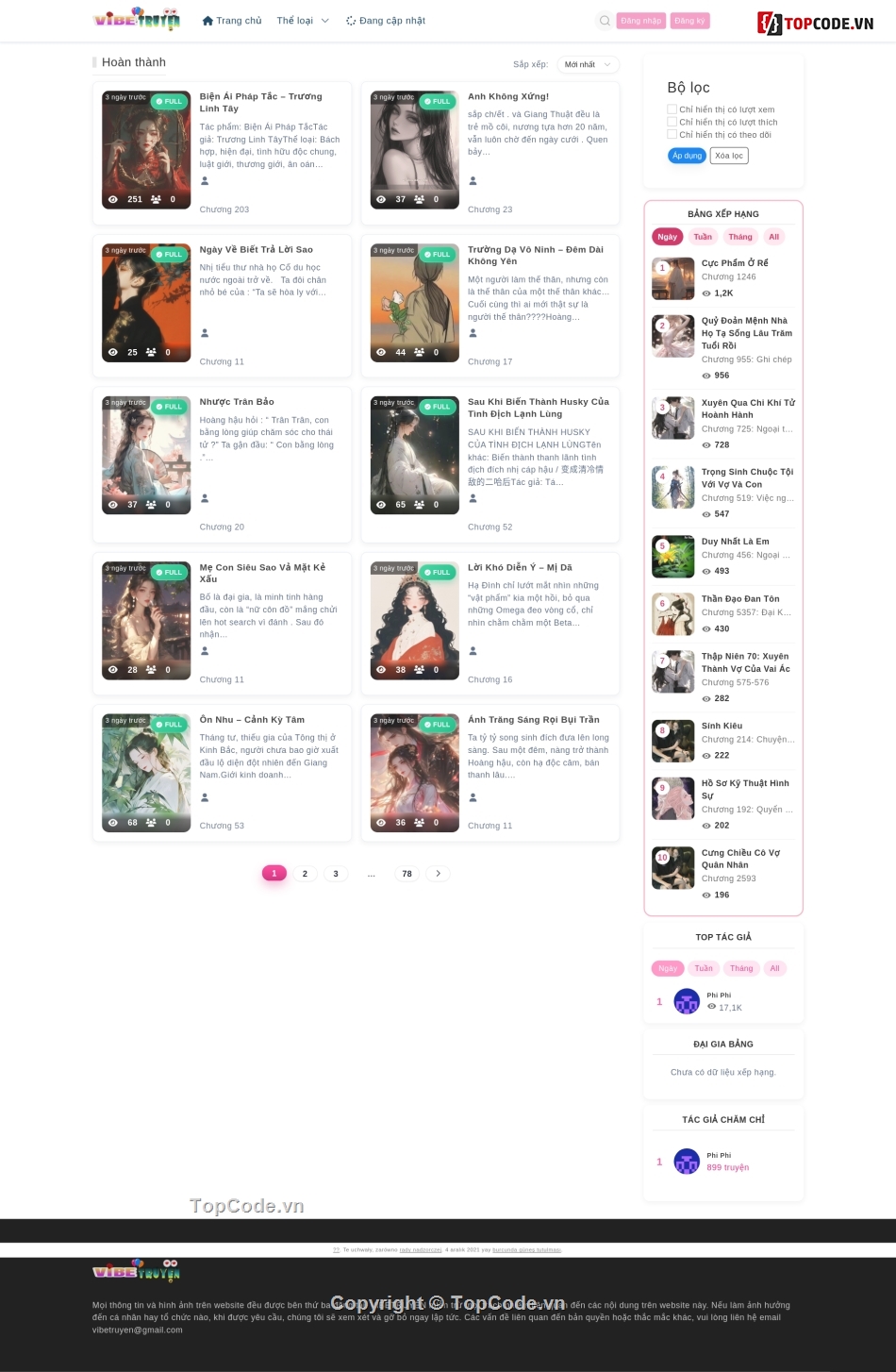 code web truyện,web wordpress,wordpress,Source code wordpress,truyện,code web wordpress