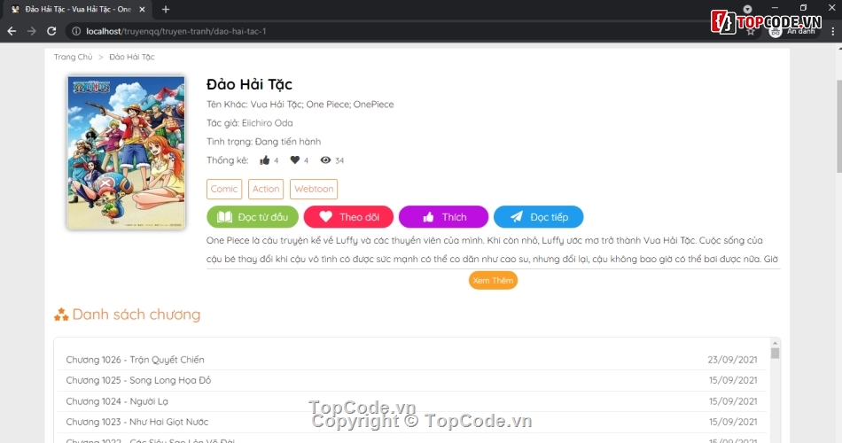 code truyện tranh,website truyện tranh,bán code web truyện tranh,code web truyện tranh