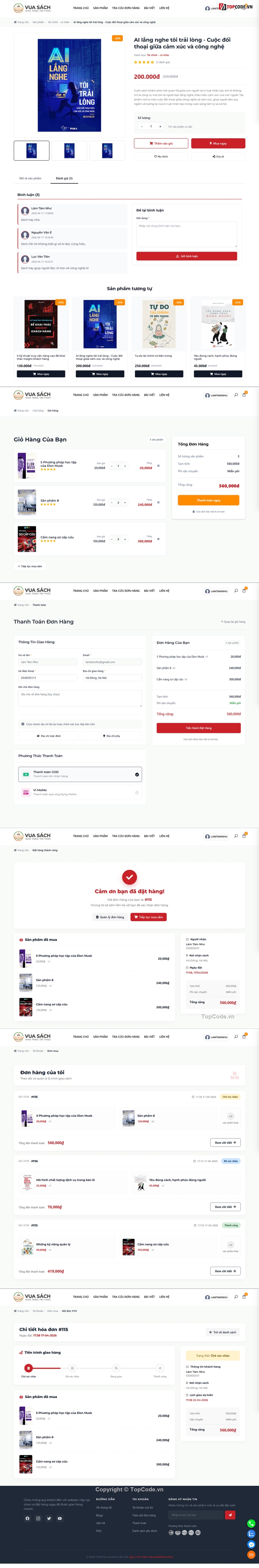 web bán sách,code web bán sách,web bán sách PHP,code bán sách PHP,source code bán sách,website book store