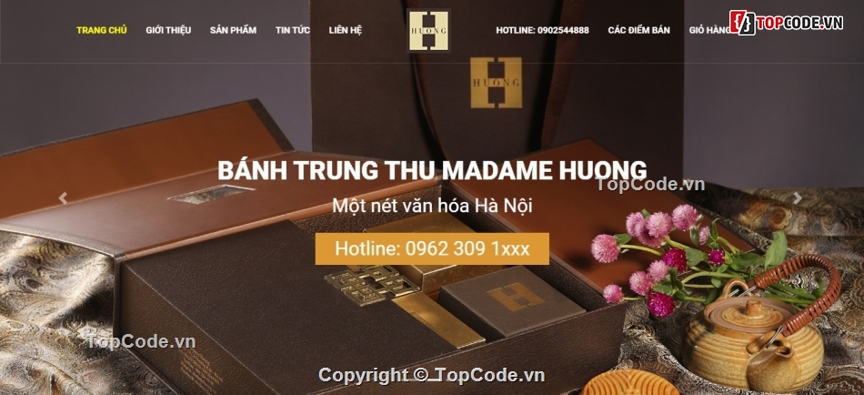 Website bán bánh trung thu,web bán bánh,Code web bán bánh trung thu