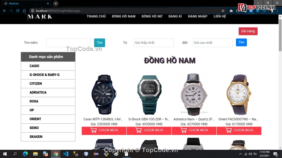 website bán đồng hồ,code web đồng hồ,web đồng hồ,website bán đồng hồ ASP.NET