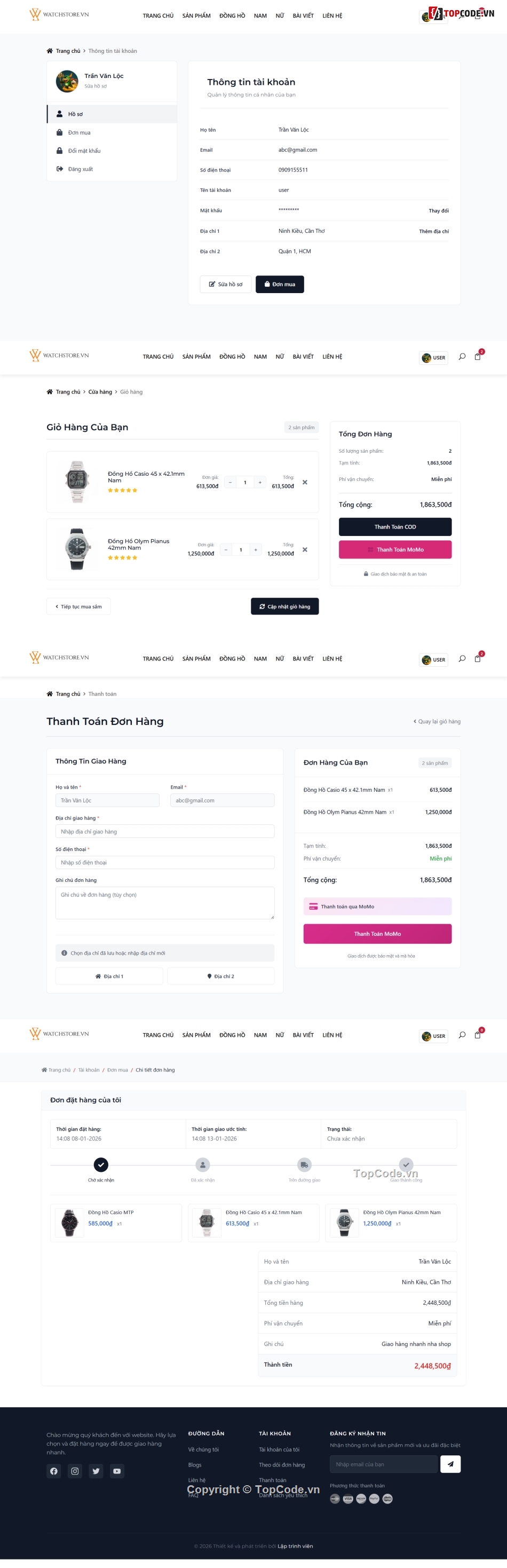 website đồng hồ,website bán đồng hồ,code web đồng hồ,code bán đồng hồ,php mysql,web đồng hồ