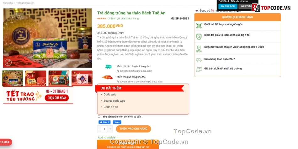 code website bán thuốc thực phẩm,full code web bán dược phẩm,Code web bán thuốc dân tộc