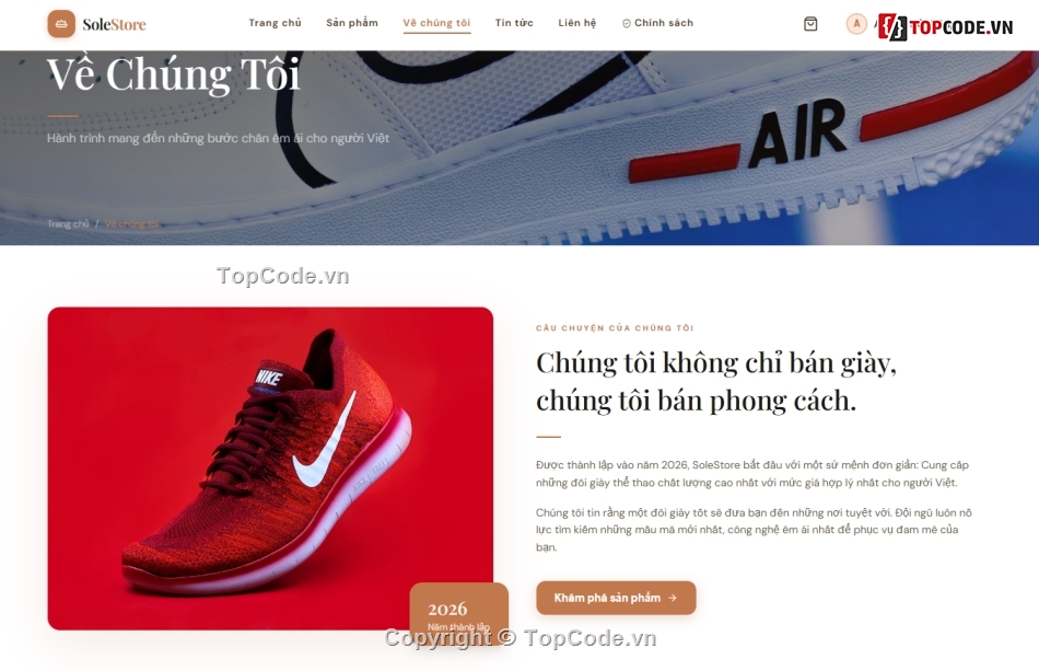 Source code Website,Website bóng đá,Full code Website bán giày,bán giày,Full code bán giày,React