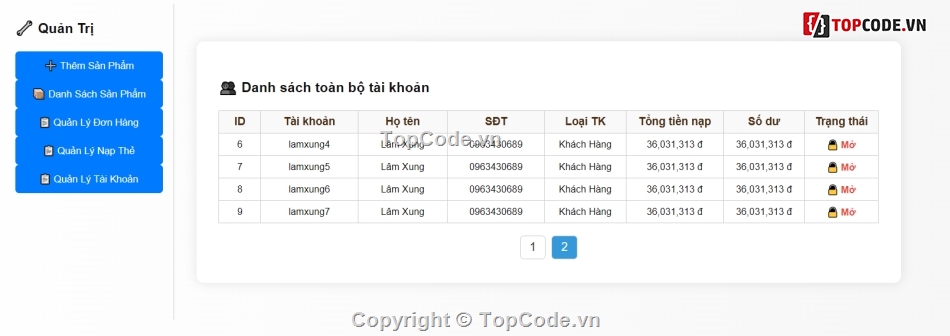 ĐỒ ÁN WEB BẰNG PHP,code de hieu           va de hiểu nhất,source code      database,sadlove123,muasourcetlbb
