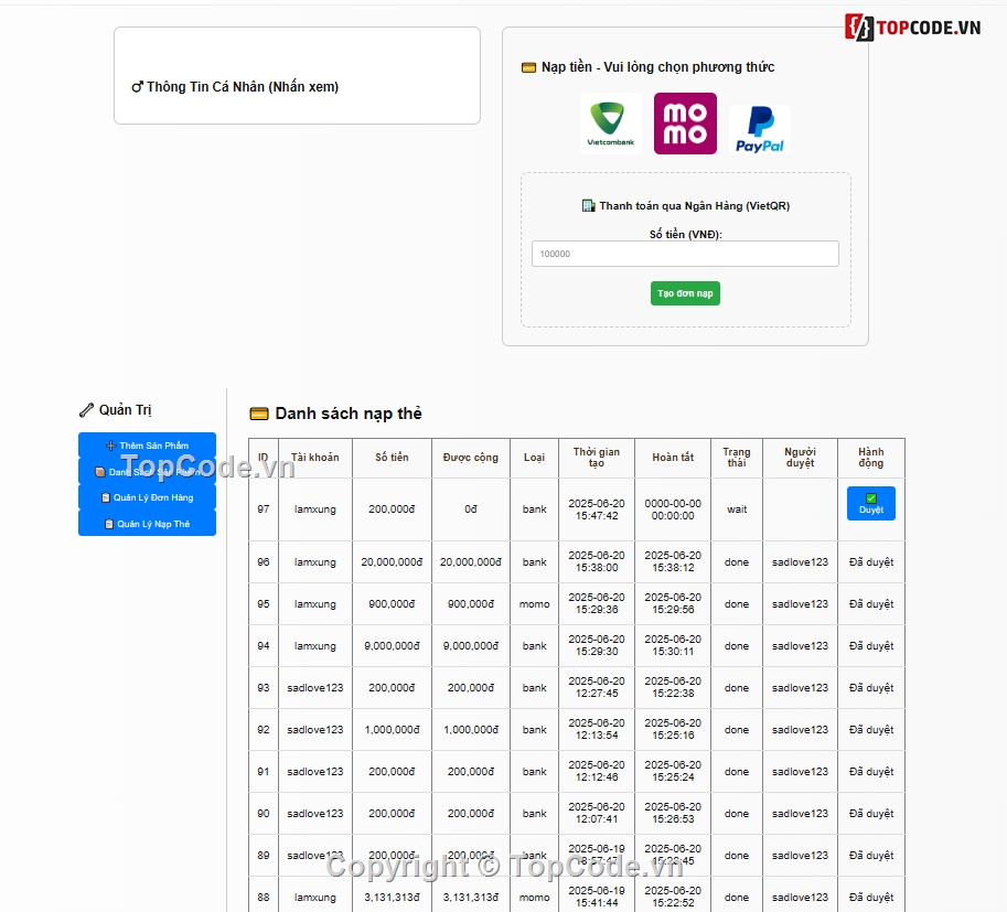 ĐỒ ÁN WEB BẰNG PHP,code de hieu           va de hiểu nhất,source code      database,sadlove123,muasourcetlbb