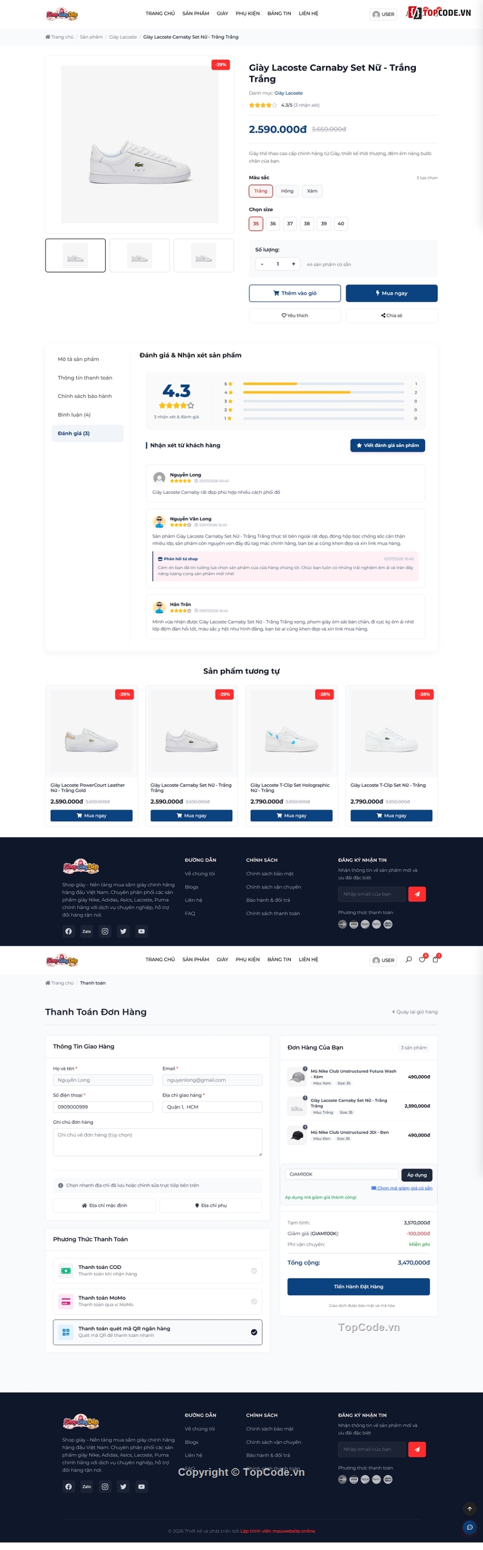 website bán giày dép,web bán quần áo,website bán quần áo,website bán giày thể thao,php mysql,website quản lý bán hàng