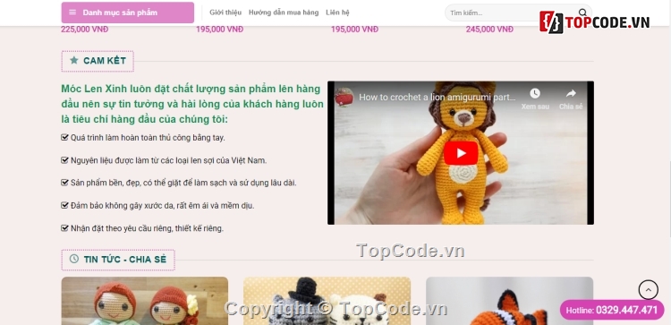 website bán hàng móc khóa len xinh,Website bán hàng,share website bán hàng,code bán hàng seo tốt,code bán hàng wordpress,Shop thú bông