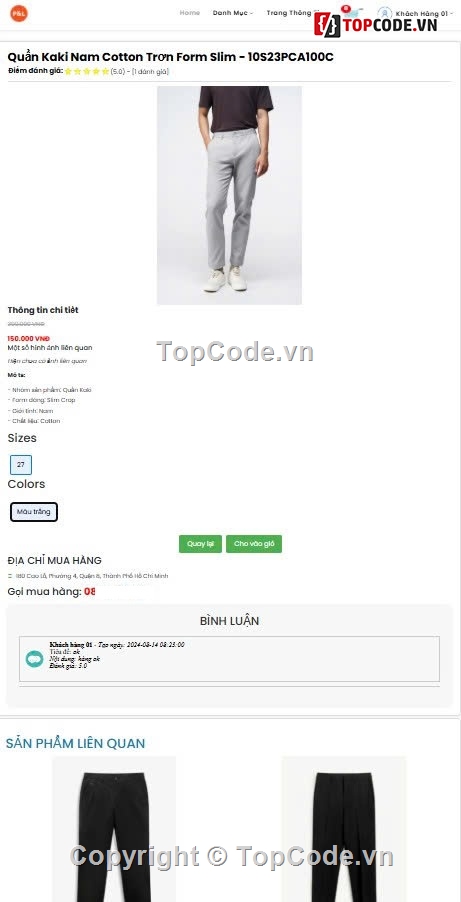 web bán hàng thời trang,code bán hàng,code website bán hàng