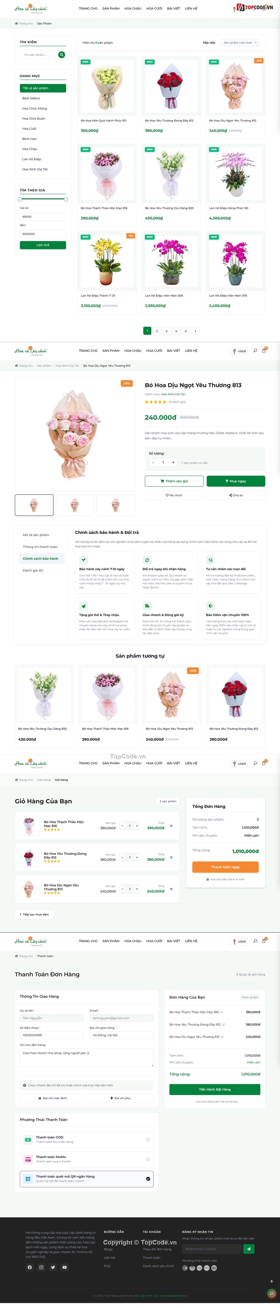 website bán hoa,code web bán hoa,code website cây cảnh,code website bán cây cảnh,web bán hoa,php mysql