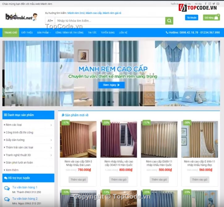web bán rèm,web bán rèm wordpress,code bán hàng wordpress,bán rèm wordpress,website bán mành rèm,code web màn rèm