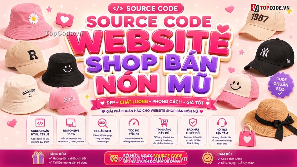 web bán thời trang,website thời trang,website bán nón bảo hiểm,website bán mũ,source code website bán mũ,web bán phụ kiện
