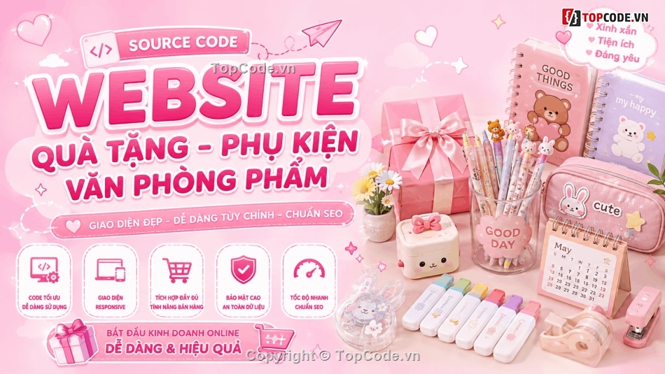 code website bán phụ kiện,web bán phụ kiện,website bán quà tặng,website văn phòng phẩm,website bán gấu bông,website php mysql