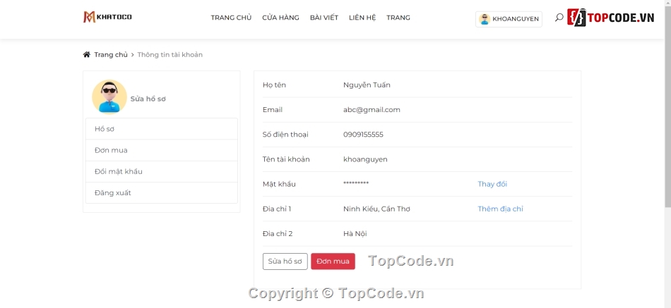web bán quần áo,code bán áo quần,share code quần áo,Source website quần áo,đồ án quần áo,php mysql