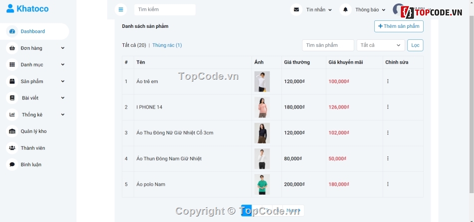 web bán quần áo,code bán áo quần,share code quần áo,Source website quần áo,đồ án quần áo,php mysql