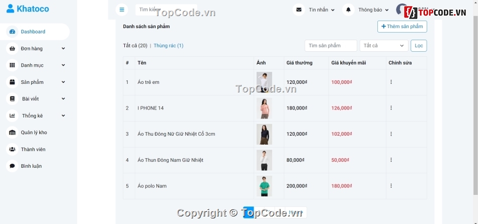 web bán quần áo,code bán áo quần,share code quần áo,Source website quần áo,đồ án quần áo,php mysql