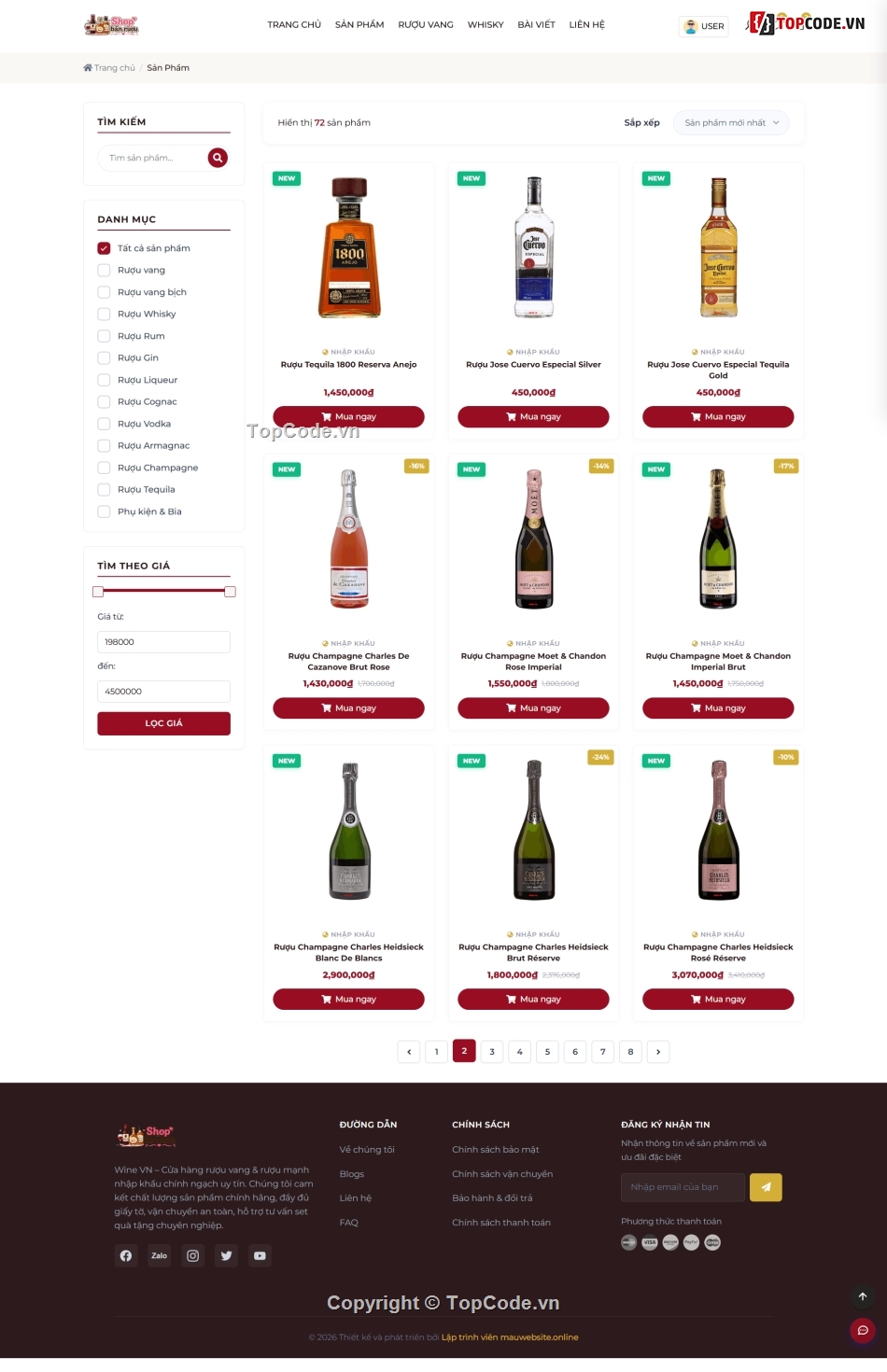 website bán rượu vang,website bán rượu,web rượu whisky,website rượu vodka,Website quản  lý bán hàng,php mysql