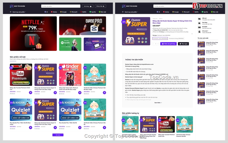 website dịch vụ MMO,dịch vụ tài khoản,sản phẩm số,code web tài khoản game,website bán game,Website bán tài khoản