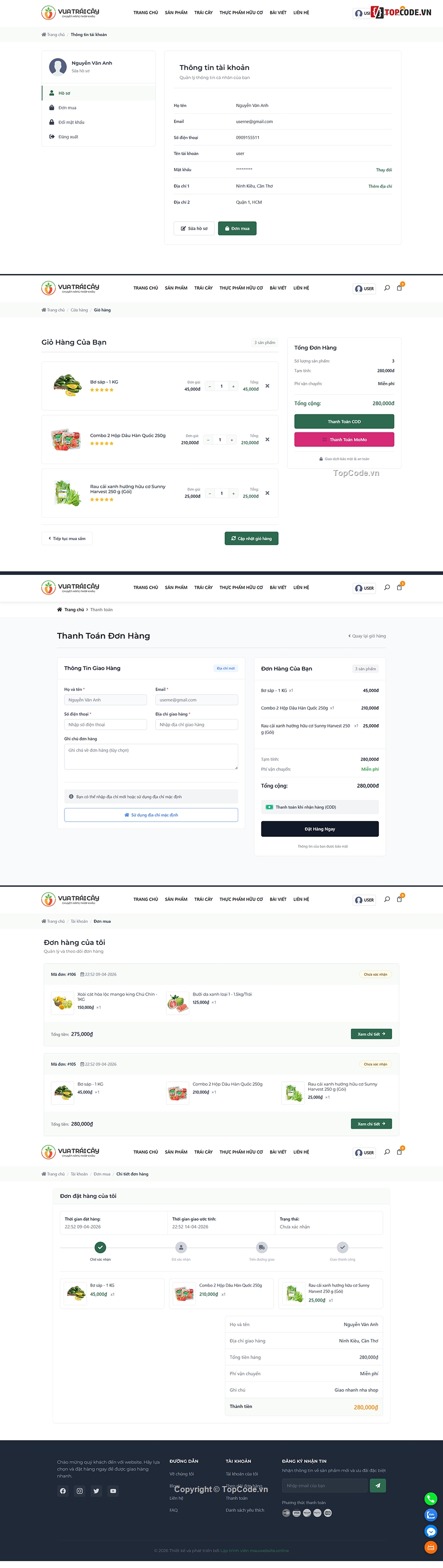 website bán trái cây,website bán thực phẩm sạch,source code website trái cây,website bán trái cây rau củ quả,web trái cây,php mysql